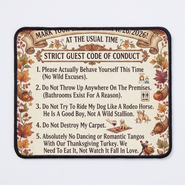 Item preview, Funny Thanksgiving Dinner Invitation designed and sold by LavIsInTheAir.