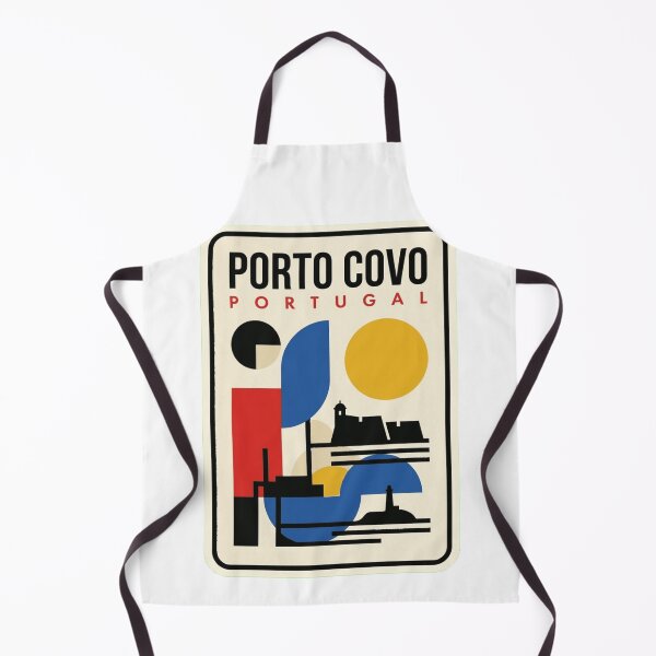 Item preview, Retro Porto Covo Bauhaus Geometric Skyline designed and sold by k3rstman1.