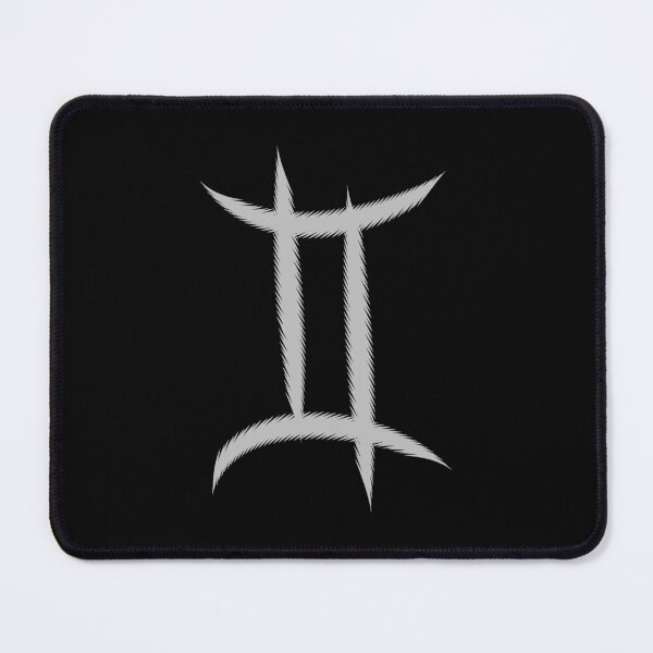 Item preview, Silver Gemini Twins Zodiac Symbol Design designed and sold by pattern-archive.
