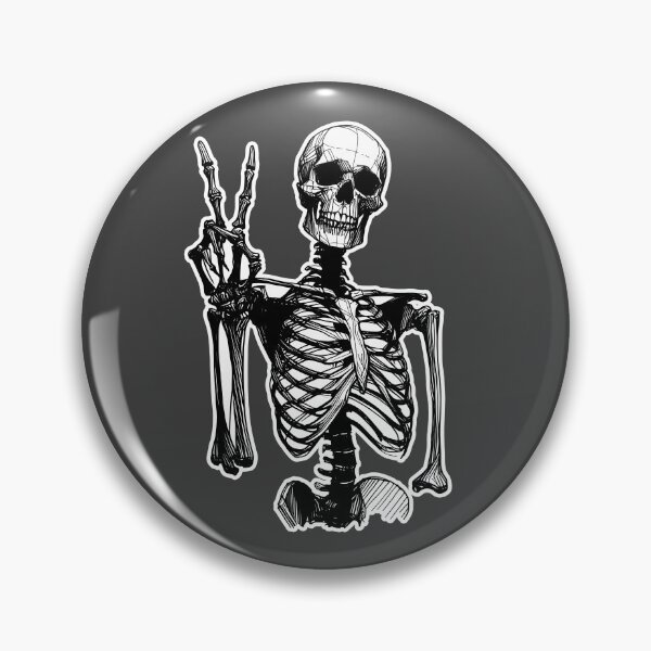 Item preview, Skeleton Peace Sign Hand Gesture designed and sold by Lady-K-.