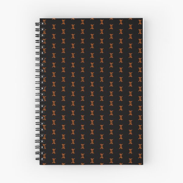 Item preview, Orange Gemini Twins Zodiac Symbol Design designed and sold by pattern-archive.