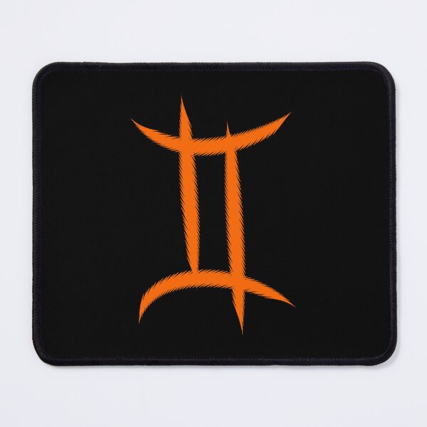 Item preview, Orange Gemini Twins Zodiac Symbol Design designed and sold by pattern-archive.