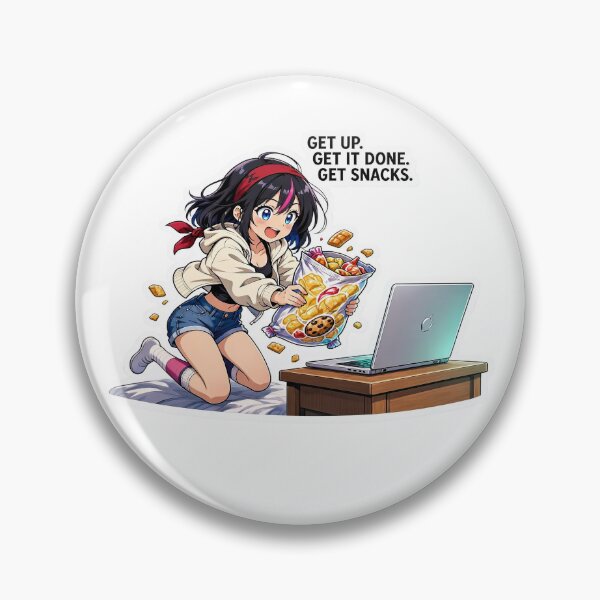 Item preview, Get Up. Get It Done. Get Snacks. designed and sold by katerynaS99.