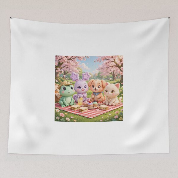 Item preview, Kawaii pets picnic  designed and sold by PirateDee.