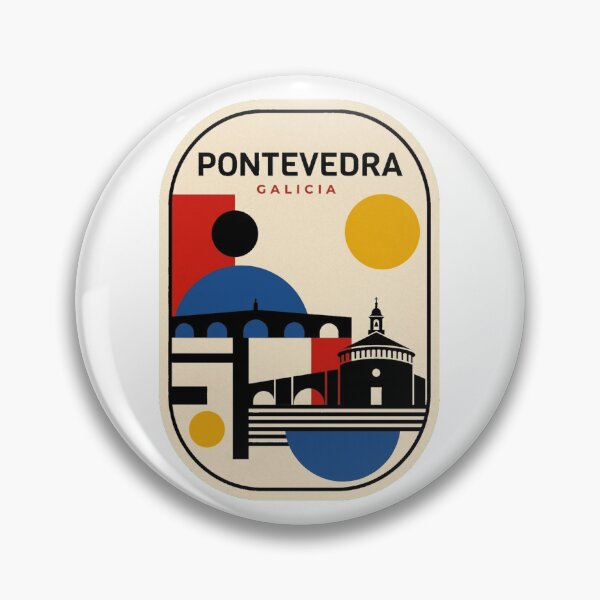 Item preview, Retro Pontevedra Bauhaus Geometric Skyline designed and sold by k3rstman1.