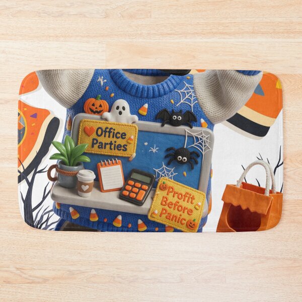 Item preview, 'Profit Before Panic' Halloween Office Swag :: Witchful Work Thinking designed and sold by Communication Optimists.