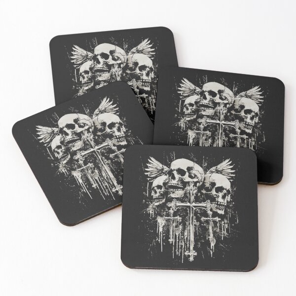 Item preview, Skull Cross Y2K Goth Alt Grunge Gothic Emo Aesthetic designed and sold by Bebibon.