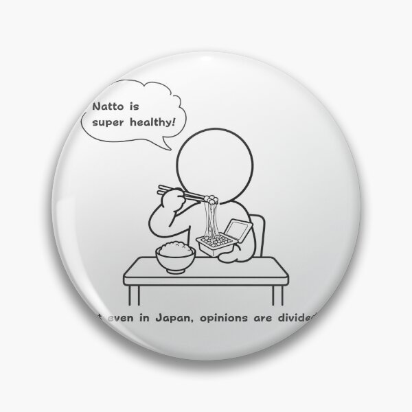 Item preview, Natto Fermented Soybeans Superfood - Japanese Foodie Culture Pictogram designed and sold by japan-picto.