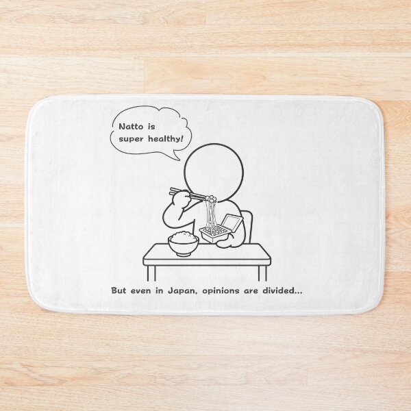 Item preview, Natto Fermented Soybeans Superfood - Japanese Foodie Culture Pictogram designed and sold by japan-picto.