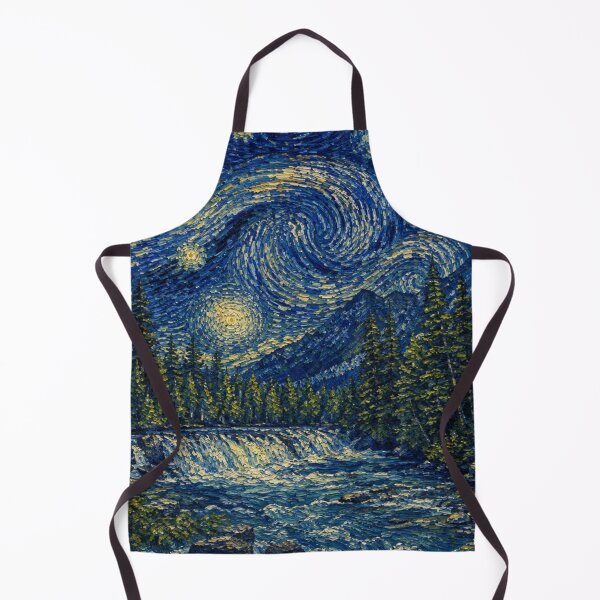 Item preview, Montana Starry Night • Mountain Landscape Art designed and sold by GiftableGems.