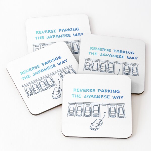 Item preview, Reverse Parking The Japanese Way - Car Culture & Safety Etiquette designed and sold by japan-picto.