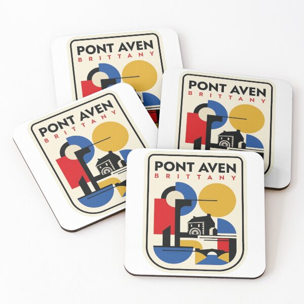 Item preview, Retro Pont Aven Bauhaus Geometric Skyline designed and sold by k3rstman1.