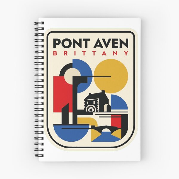 Item preview, Retro Pont Aven Bauhaus Geometric Skyline designed and sold by k3rstman1.
