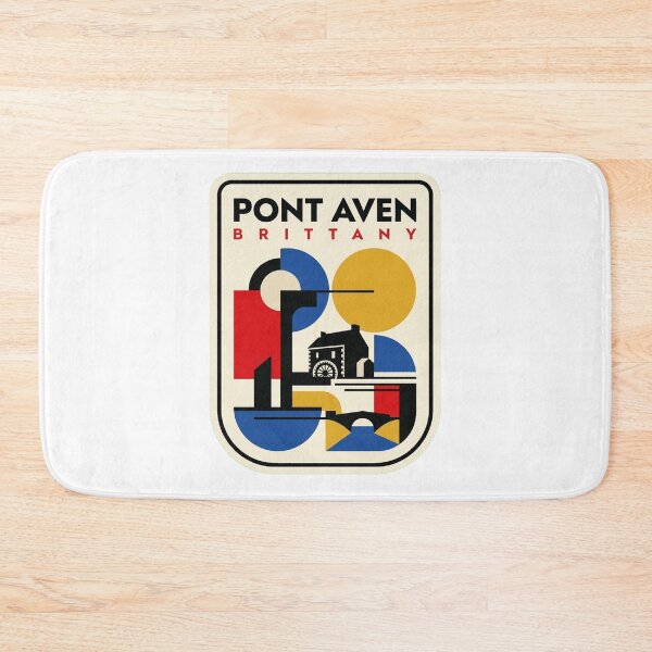 Item preview, Retro Pont Aven Bauhaus Geometric Skyline designed and sold by k3rstman1.