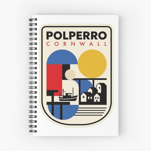 Item preview, Retro Polperro Bauhaus Geometric Skyline designed and sold by k3rstman1.