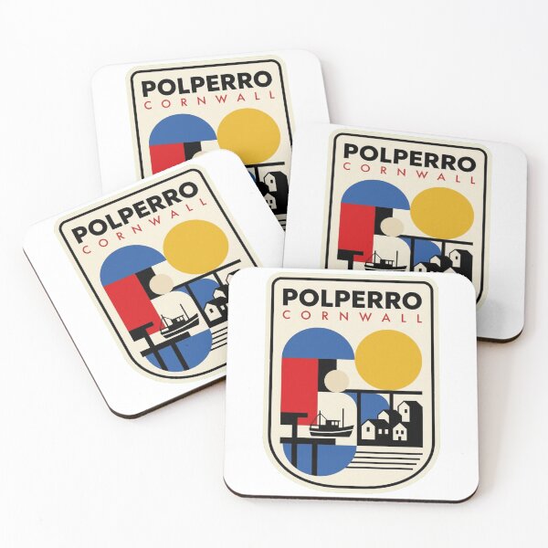 Item preview, Retro Polperro Bauhaus Geometric Skyline designed and sold by k3rstman1.