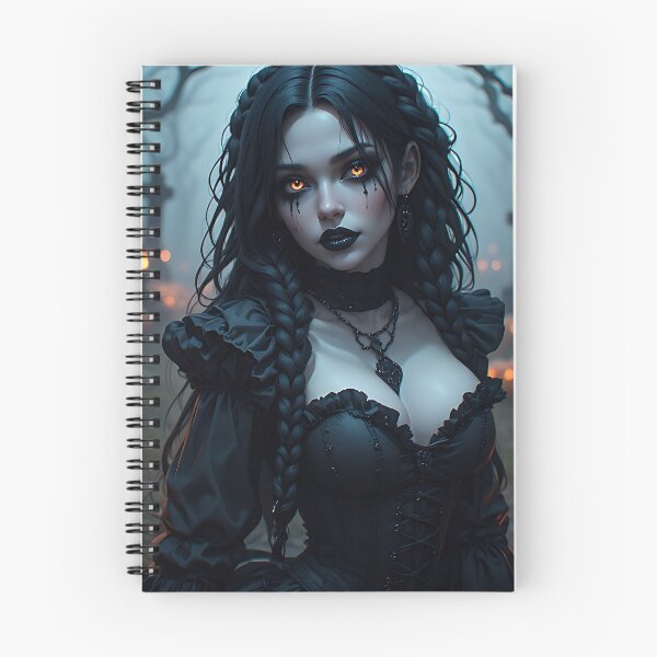 Item preview, Hot Halloween Anime Babe Goth Mommy Waifu Woman designed and sold by Your New Fixation.