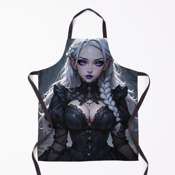 Item preview, Hot Halloween Anime Babe Goth Mommy Waifu Woman designed and sold by Your New Fixation.