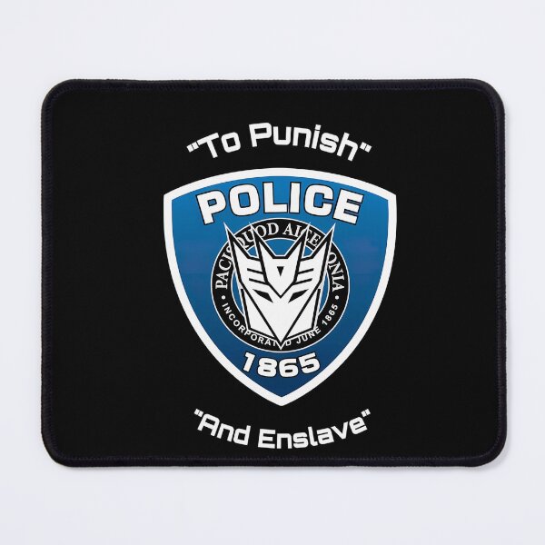 Item preview, Police Shield Insignia With Decepticon designed and sold by AgricanJodion.