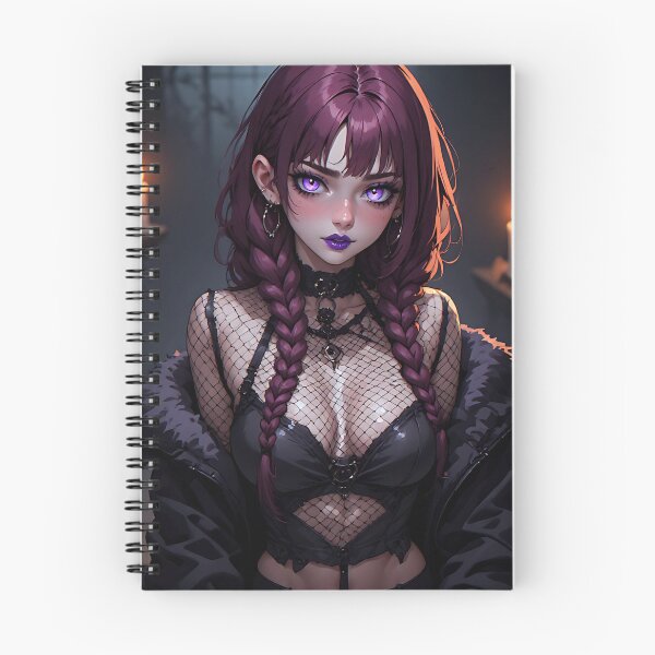 Item preview, Hot Halloween Anime Babe Goth Mommy Waifu Woman designed and sold by Your New Fixation.
