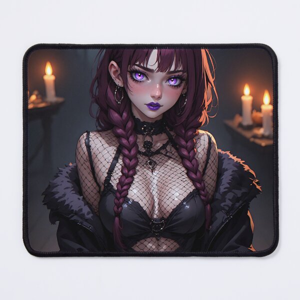Item preview, Hot Halloween Anime Babe Goth Mommy Waifu Woman designed and sold by Your New Fixation.