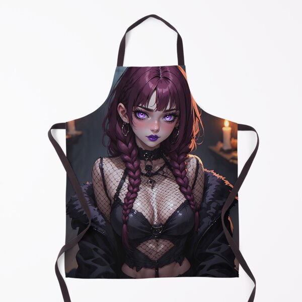 Item preview, Hot Halloween Anime Babe Goth Mommy Waifu Woman designed and sold by Your New Fixation.