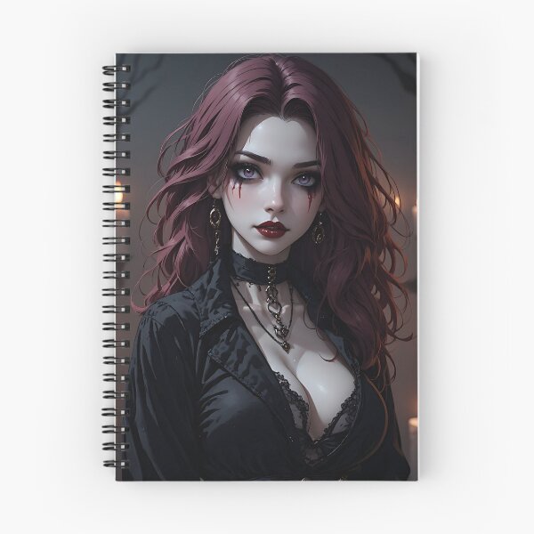 Item preview, Hot Halloween Anime Babe Goth Mommy Waifu Woman designed and sold by Your New Fixation.