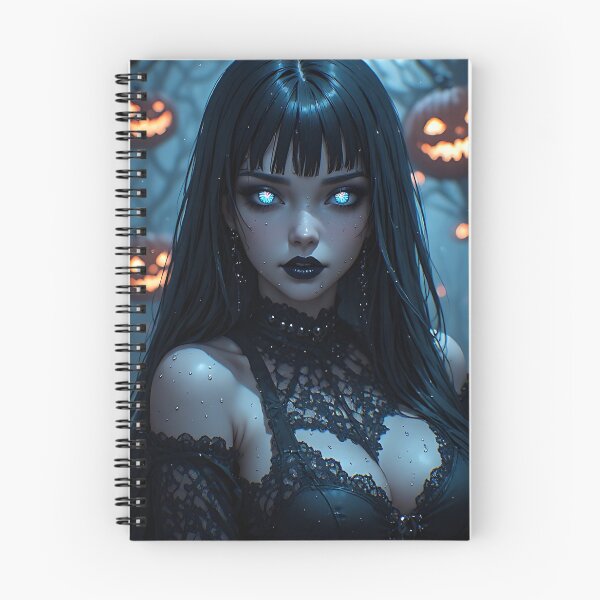 Item preview, Hot Halloween Anime Babe Goth Mommy Waifu Woman designed and sold by Your New Fixation.