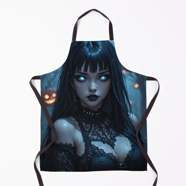 Item preview, Hot Halloween Anime Babe Goth Mommy Waifu Woman designed and sold by Your New Fixation.
