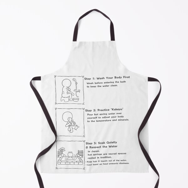 Item preview, How to Enjoy Japanese Onsen - Hot Spring Etiquette Guide Pictogram designed and sold by japan-picto.