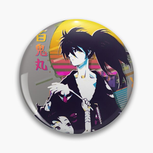 Item preview, Dororo Hyakkimaru Retro Sunset Anime T-Shirt-3 designed and sold by thomasschmidts.