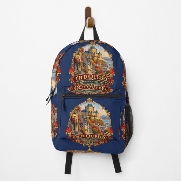 Item preview, Quebec City Old Town – Vintage Romantic Cityscape Art designed and sold by DoReMiStudio.