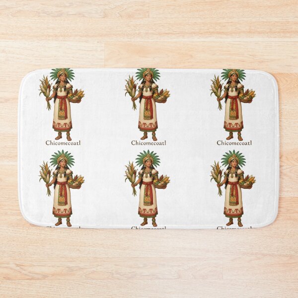 Item preview, Chicomecoatl, the Mexica (Aztec) Goddess of Agriculture and Maize designed and sold by ArteTeoma.