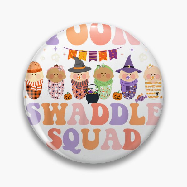 Item preview, Spooky Swaddle Squad Mother Baby Nurse Halloween T-Shirt designed and sold by Stickerbynp1.