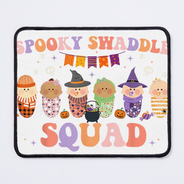 Item preview, Spooky Swaddle Squad Nicu L&D Mother Baby Nurse Halloween T-Shirt designed and sold by BlaqboyDesigns.