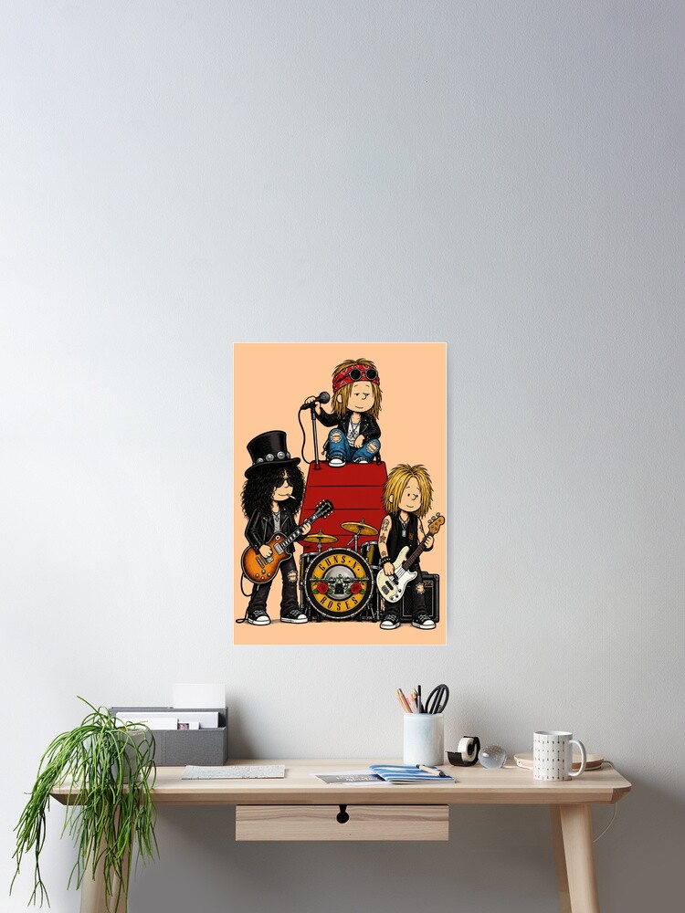Thumbnail 2 of 3, Poster, Guns N' Roses designed and sold by JarquinDD.