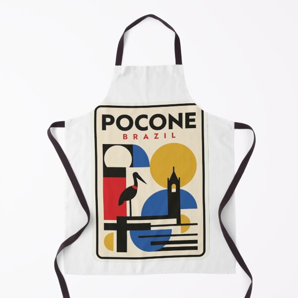 Item preview, Retro Pocone Bauhaus Geometric Skyline designed and sold by k3rstman1.