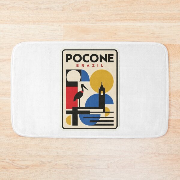 Item preview, Retro Pocone Bauhaus Geometric Skyline designed and sold by k3rstman1.