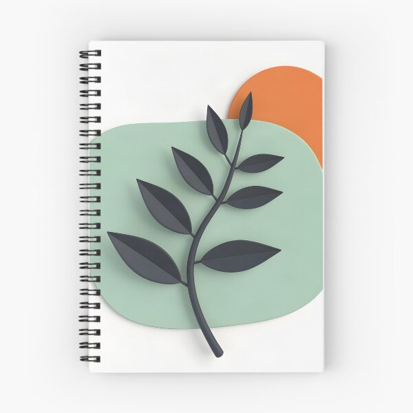 Item preview, Minimalist Branch with Orange Sun designed and sold by Vicky Brago-Mitchell®.