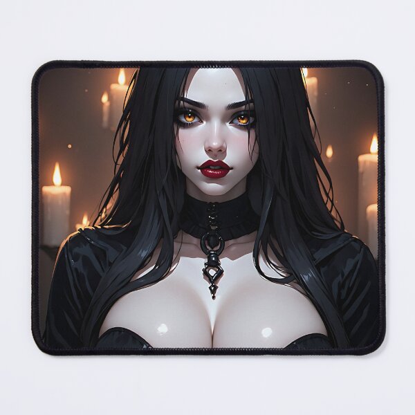 Item preview, Hot Halloween Anime Babe Goth Mommy Waifu Woman designed and sold by Your New Fixation.