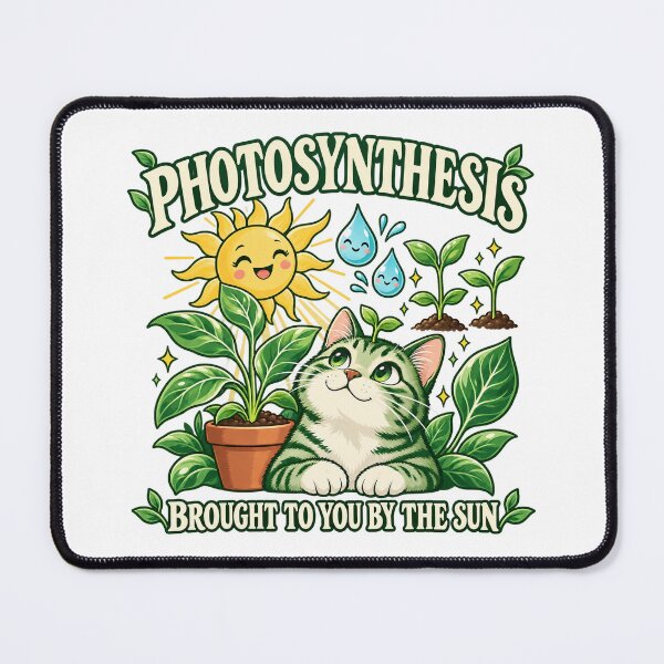 Item preview, Photosynthesis Cat with Sunshine and Houseplants designed and sold by skyartdesign.