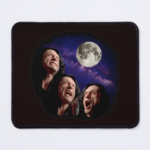 Item preview, Three Faces Screaming Under Full Moon Galaxy designed and sold by sil-gen-rove.