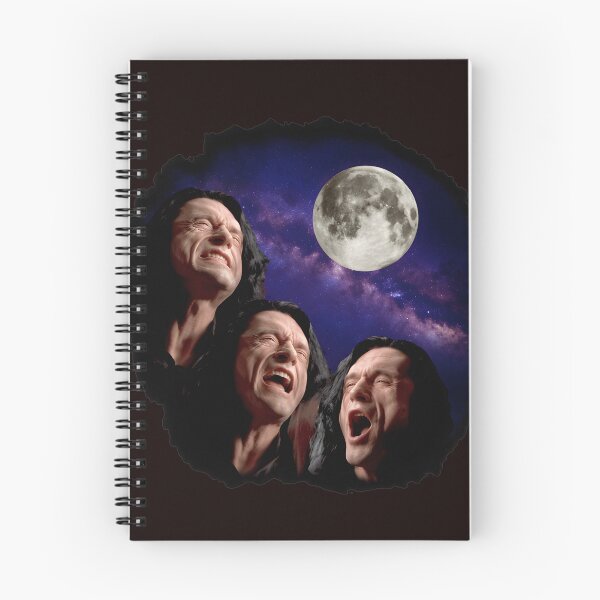 Item preview, Three Faces Screaming Under Full Moon Galaxy designed and sold by sil-gen-rove.