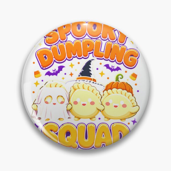 Item preview, Squishy Kawaii Dumpling Spooky Squad Cute Halloween Kids Long Sleeve T-Shirt designed and sold by TheMAQ.