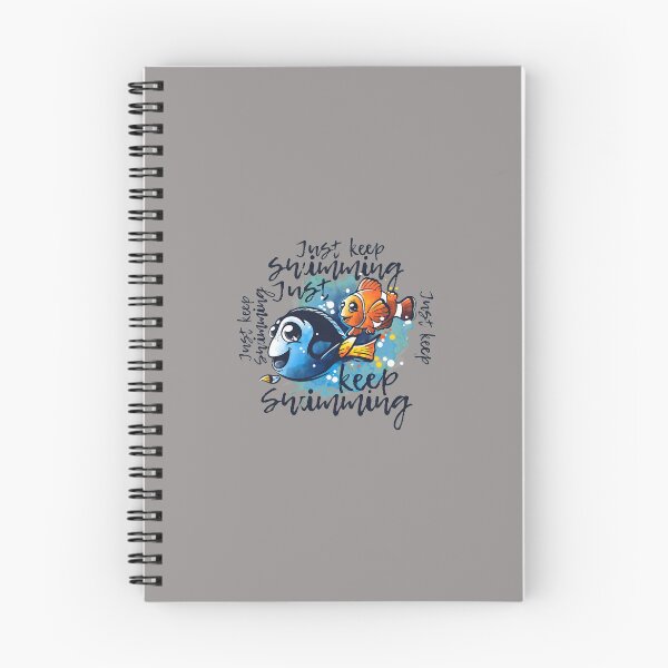 Item preview, Dory & Nemo Just Keep Swimming Fish Art-1 designed and sold by thomasschmidts.