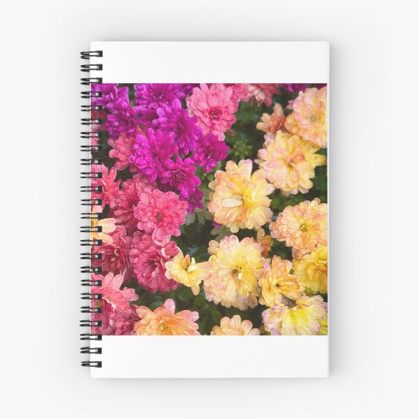 Item preview, Vibrant Autumn Garden Chrysanthemums Collage designed and sold by HowlingArcanaWolf.