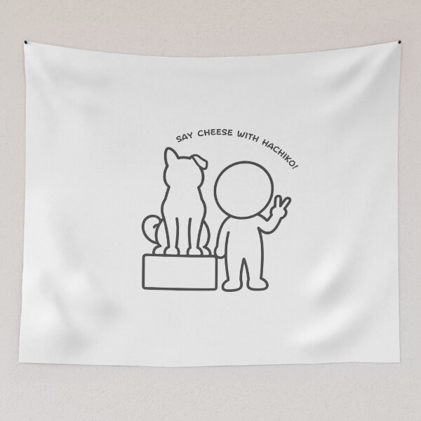 Item preview, Hachiko Statue Photo Spot in Shibuya - Tokyo Travel Pictogram designed and sold by japan-picto.