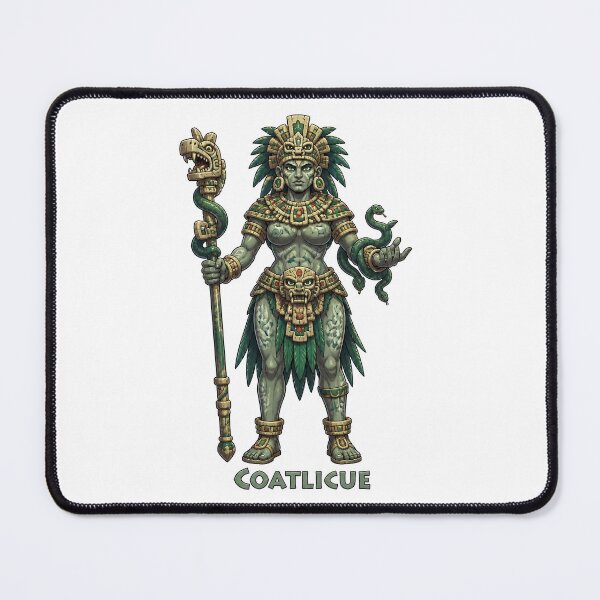 Item preview, Coatlicue, the Mexica (Aztec) Earth Mother Goddess designed and sold by ArteTeoma.