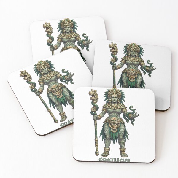 Item preview, Coatlicue, the Mexica (Aztec) Earth Mother Goddess designed and sold by ArteTeoma.
