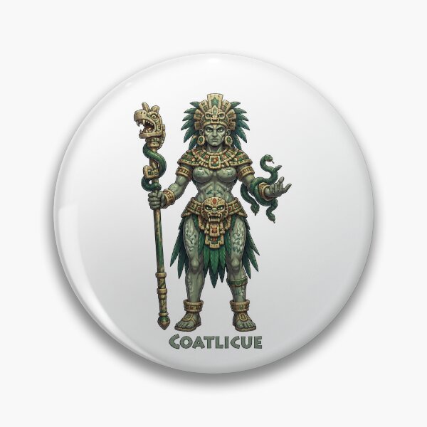 Item preview, Coatlicue, the Mexica (Aztec) Earth Mother Goddess designed and sold by ArteTeoma.